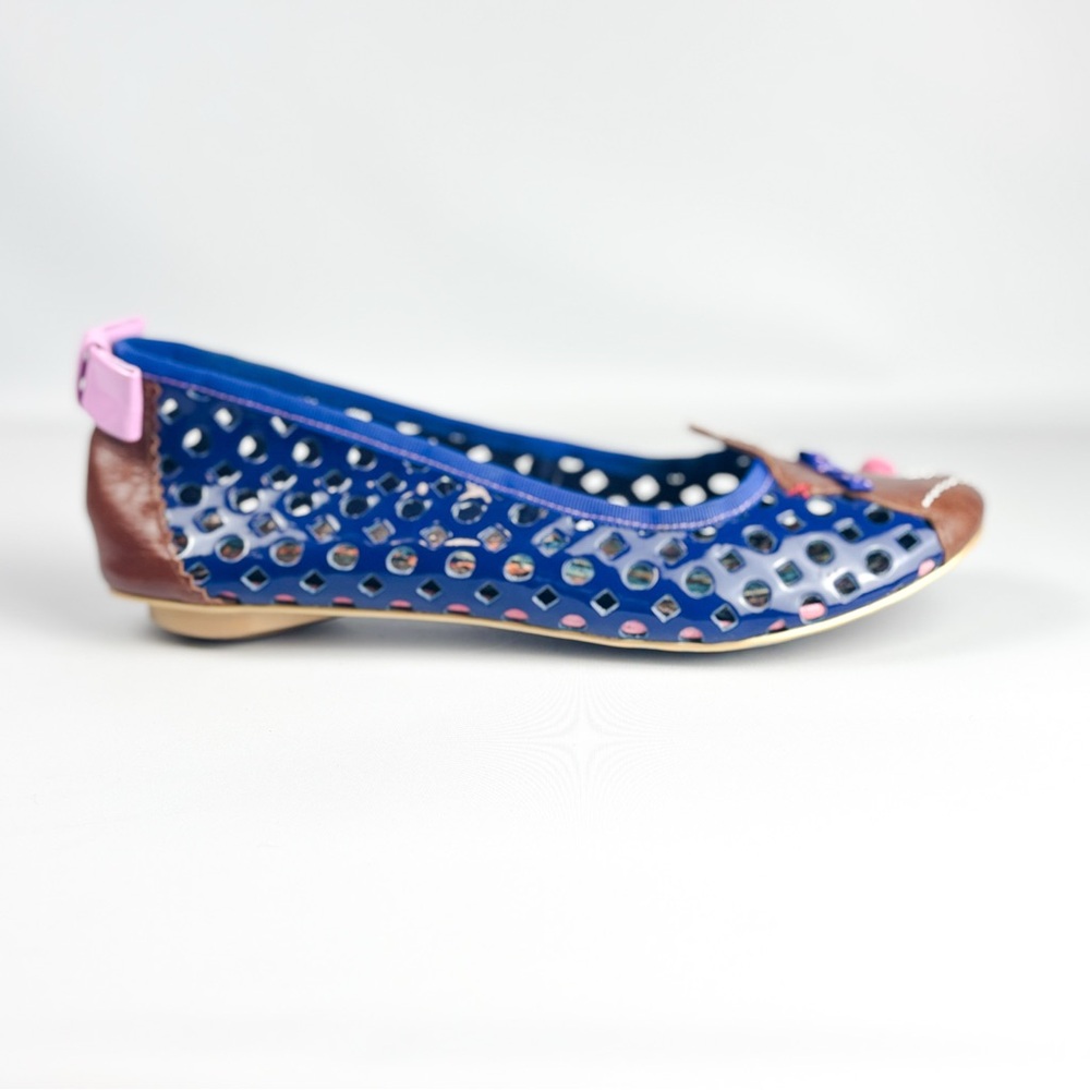 Irregular Choice Swings and Roundabouts Flats | Bunny Detail Shoes | Size 39 - Picture 2 of 5